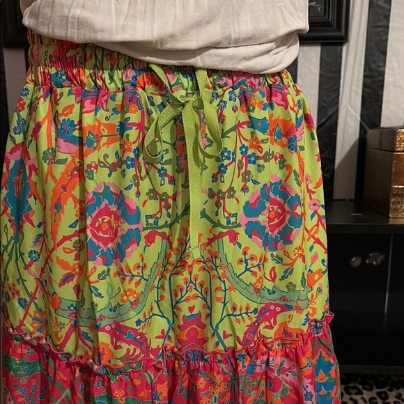 Floral Multicolor Maxi Skirt - Picture 5 of 6